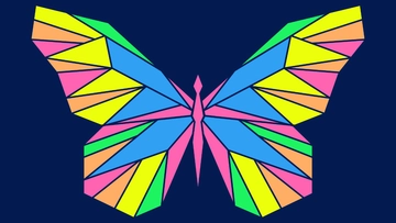 Free Abstract Butterfly Background Template to Edit Online