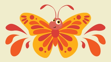 Free Baby Butterfly Background Template to Edit Online