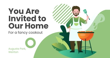 Free Modern Cookout Facebook Post Template to Edit Online