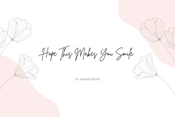 Free Floral Cheer Up Card Template to Edit Online