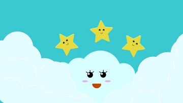 Free Cute Cloud Background Template to Edit Online