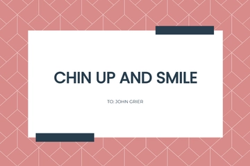 Free Cheer Someone Up Card Template to Edit Online