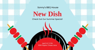 Free Summer Bbq Facebook Post Template to Edit Online
