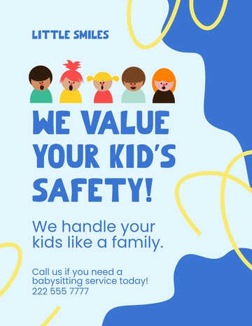 Free Sample Babysitting Flyer Template to Edit Online