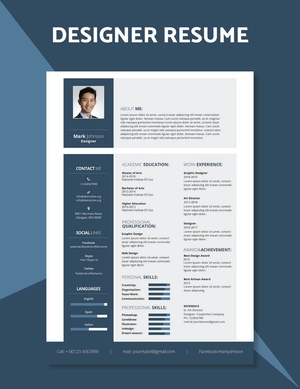 Designer Resume