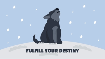 Free Baby Wolf Wallpaper Template to Edit Online