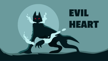 Free Demon Wolf Wallpaper Template to Edit Online