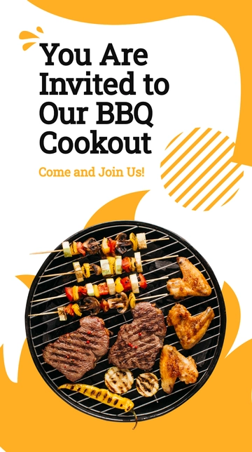 Free Bbq Cook Off Whatsapp Post Template to Edit Online