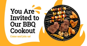 Free Bbq Cook Off Facebook Post Template to Edit Online