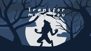 Free Werewolf Wallpaper Template to Edit Online