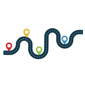Free Road Map Clipart Template to Edit Online