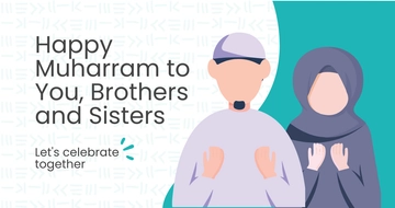 Free Happy Muharram Facebook Post Template to Edit Online
