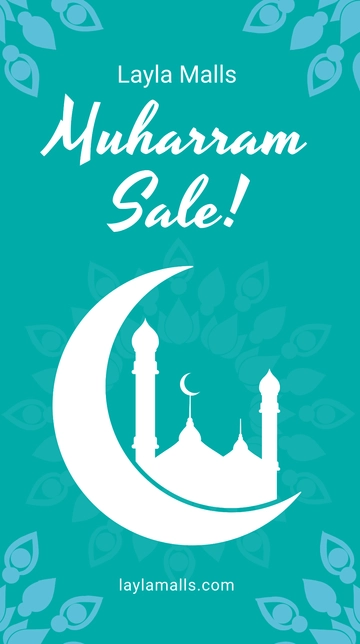 Free Muharram Sale Whatsapp Post Template to Edit Online