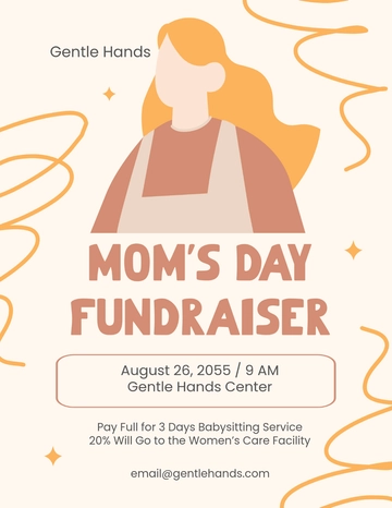 Free Babysitting Fundraiser Flyer Template to Edit Online