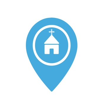 Free Church Location Clipart Template to Edit Online