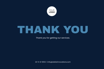 Free Professional Photo Thank You Card Template to Edit Online