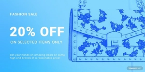 Fashion Sale Promotion Blog Post Template