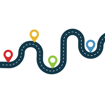Free Road Location Clipart Template to Edit Online