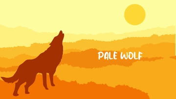 Free Yellow Wolf Wallpaper Template to Edit Online