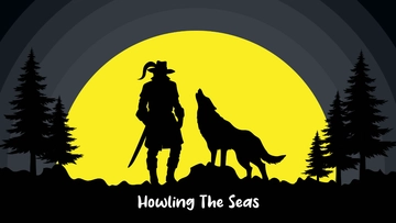 Free Viking Wolf Wallpaper Template to Edit Online