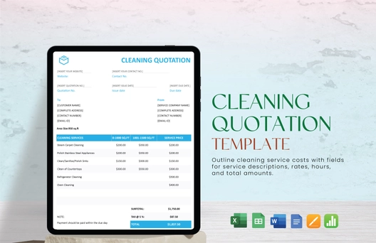 Cleaning Quotation Template