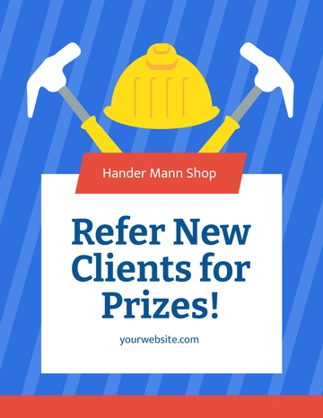 Free Handyman Marketing Flyer Template to Edit Online