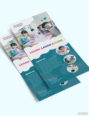 After School Care DL Card Template
