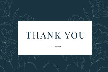 Free Floral Just Because Card Template to Edit Online