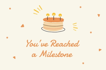 Free 30th Birthday Card Template to Edit Online