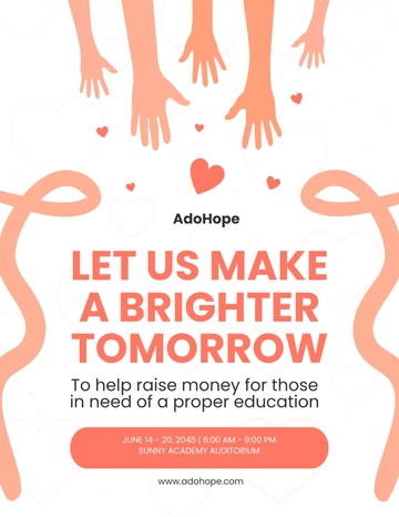 Free Charity Benefit Flyer Template to Edit Online