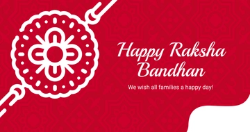 Free Happy Raksha Bandhan Facebook Post Template to Edit Online