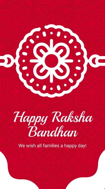 Free Happy Raksha Bandhan Whatsapp Post Template to Edit Online
