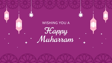 Free Muharram Wishes Wallpaper Template to Edit Online Free Muharram Wishes Wallpaper Template to Edit Online