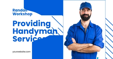 Free Professional Handyman Services Facebook Post Template to Edit Online