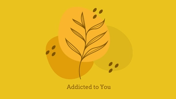 Free Minimalist Yellow Wallpaper Template to Edit Online