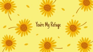 Free Floral Yellow Wallpaper Template to Edit Online