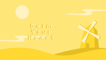 Free Yellow Art Wallpaper Template to Edit Online