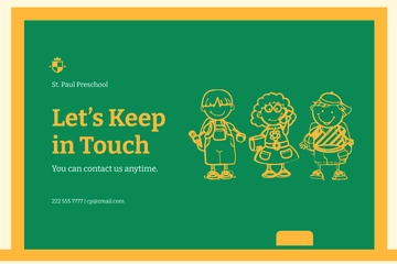 Free Preschool Keep In Touch Card Template to Edit Online Free Preschool Keep In Touch Card Template to Edit Online