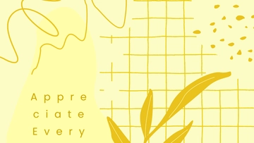Free Beautiful Yellow Wallpaper Template to Edit Online