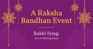 Free Raksha Bandhan Event Facebook Post Template to Edit Online