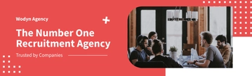 Free Agency LinkedIn Career Cover Photo Template to Edit Online