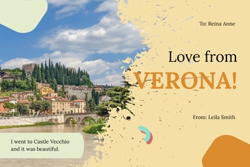 Free Retro Travel Postcard Template to Edit Online