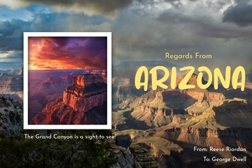 Free Photo Travel Postcard Template to Edit Online