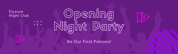 Free Party LinkedIn Career Cover Photo Template to Edit Online