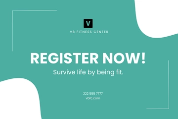 Free Corporate Fitness Postcard Template to Edit Online