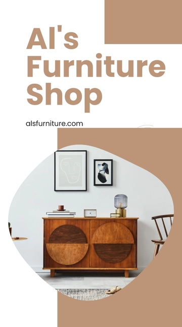 Free Furniture Advertisement Whatsapp Post Template to Edit Online