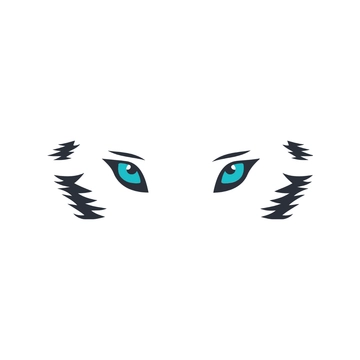 Free Wolf Eyes clipart Template to Edit Online