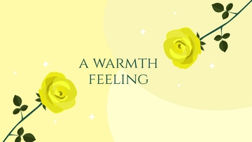 Free Yellow Roses Wallpaper Template to Edit Online