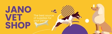 Free Pets Linkedin Career Cover Photo Template to Edit Online