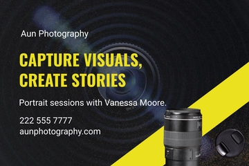 Free Stylish Photography Postcard Template to Edit Online